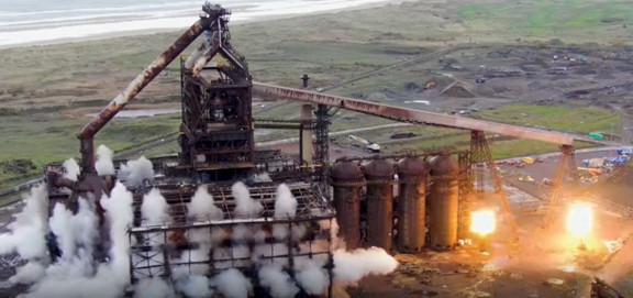 Redcar Steelworks Blast Furnace  2022